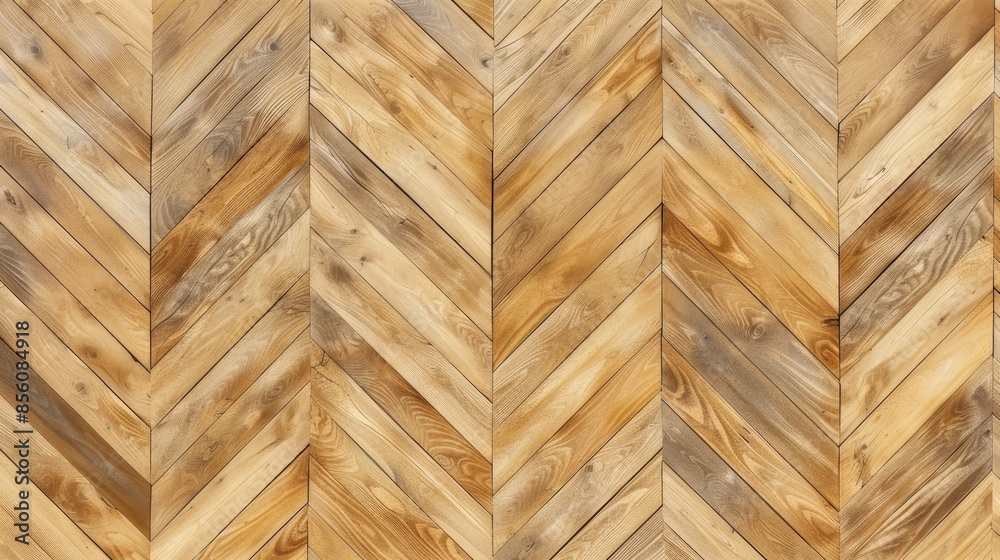 Wood parquet texture without seams horizontal light chevron
