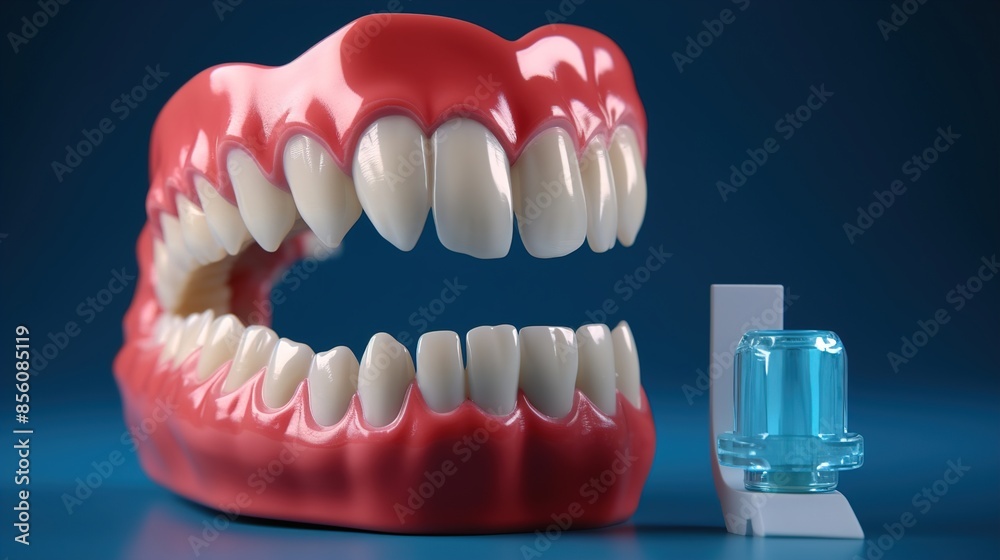 Fototapeta premium teeth and instruments