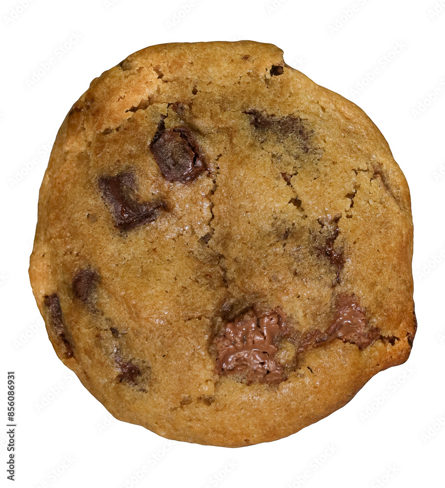 Chocolate cookies isolated on white background Chocolate cookies isolated on white background