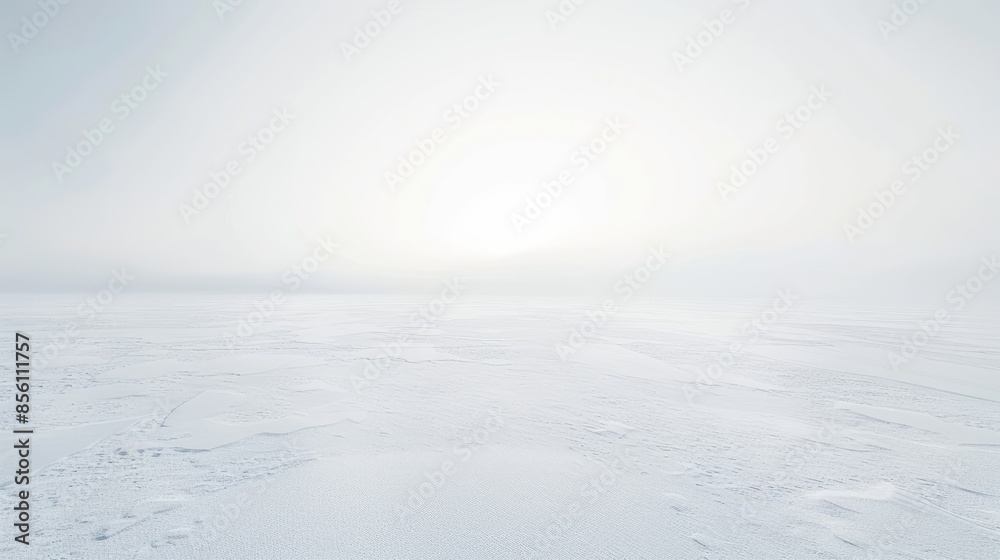Fototapeta premium Pristine expanse white canvas. Generative AI