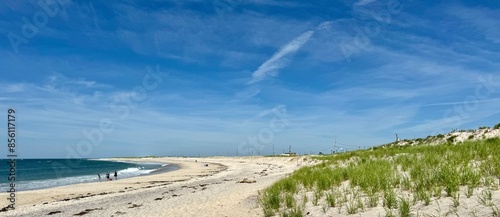 Beach on West Hampton Island in Long Island, New York