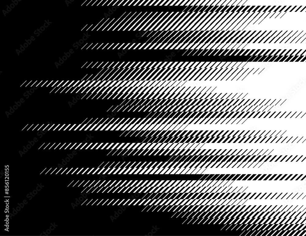 Black and white transition background pattern. seamless pattern transition for backgroud, jersey pattern. Sport background. Vector Format Illustration. EPS10