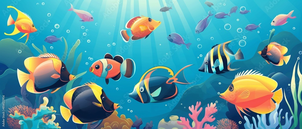 Fototapeta premium fish in the sea