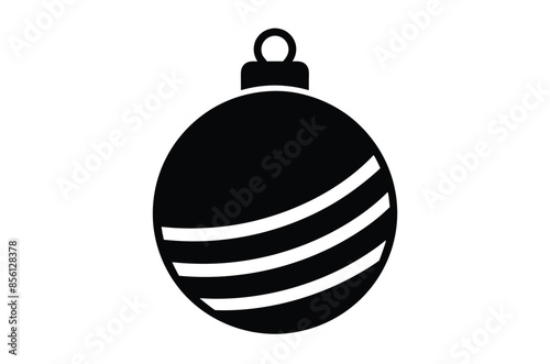 Christmas ball, Christmas ball icon vector, Christmas bauble vector illustration