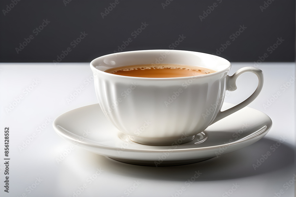 white cup for tea or coffee on isolated white background close up white cup for tea or coffee on isolated white background close up