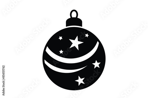 Christmas ball, Christmas ball icon vector, Christmas bauble vector illustration