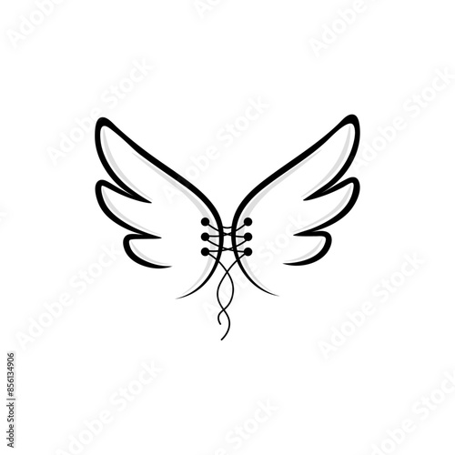 wings logo vector illustration 
