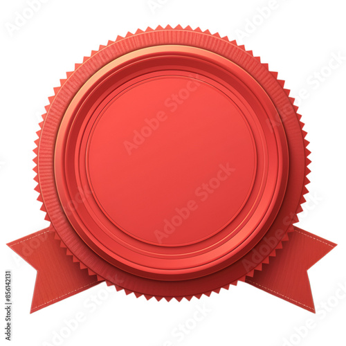 medal award with ribbon