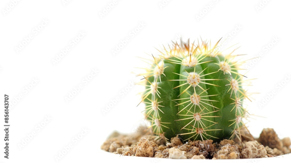 Thailand s Small Cactus on White Background Thailand s Small Cactus on White Background