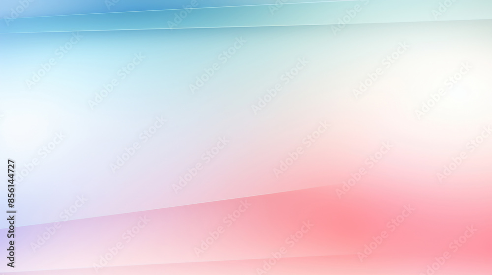 Obraz premium Abstract wavy soft gradient pastel background in glassmorphism style