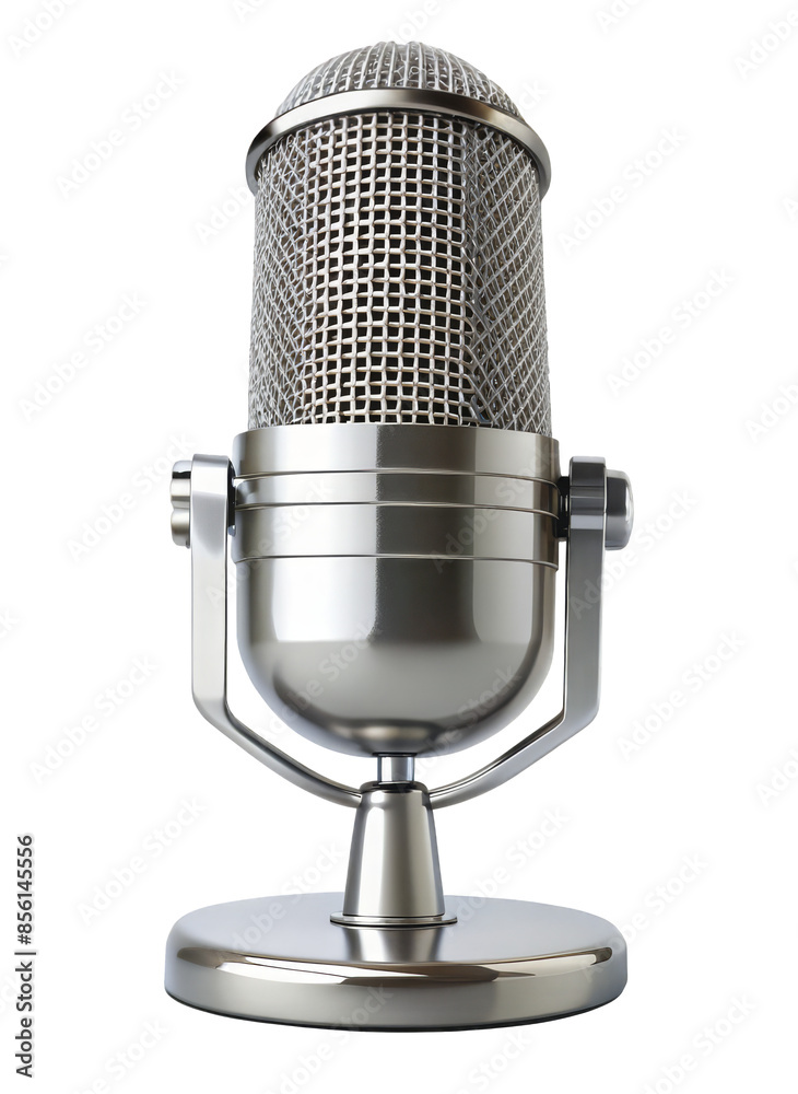 podcast microphone isolated on transparent background podcast microphone isolated on transparent background