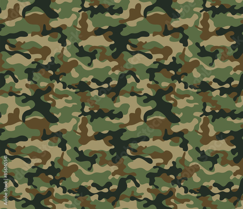 
camouflage military background seamless texture, modern classic pattern