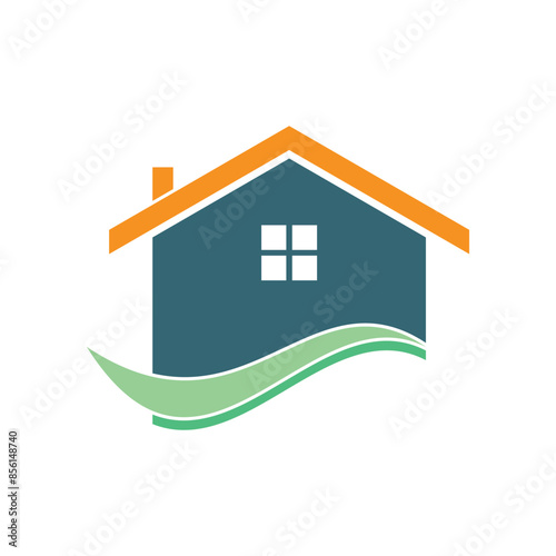 Real Estate  Property and Construction Logo