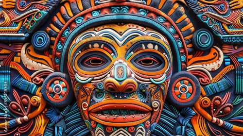 Intricate traditional mask