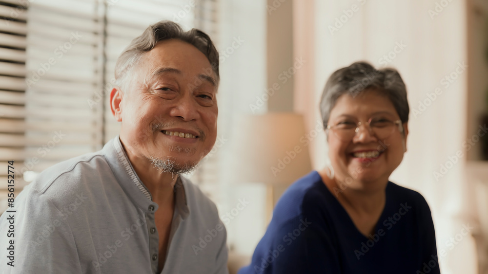 old senior asian retired age marry couple wellness lifesstyle together at home,old people laugh smile together with love and bonding on sofa in living room home interior background healthy lifestyle old senior asian retired age marry couple wellness lifesstyle together at home,old people laugh smile together with love and bonding on sofa in living room home interior background healthy lifestyle
