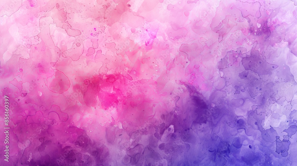 Fototapeta premium Abstract watercolor background with pink and purple hues, artistic concept