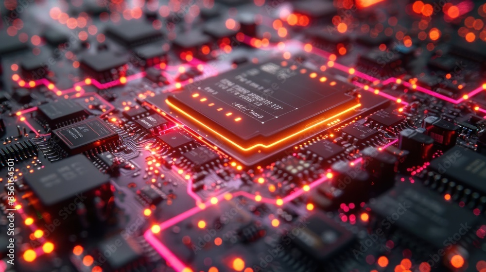 Central Computer Processor CPU Concept background Central Computer Processor CPU Concept background