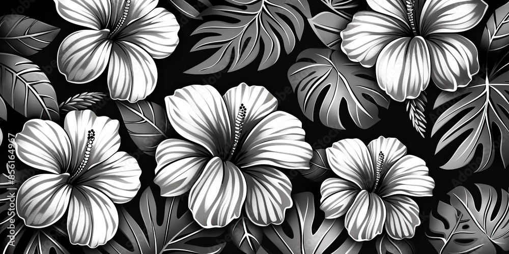 the jungle plants line art is on a white background with black and white art deco wallpaper including tropical flowers monstera plants and jungle plants line art.illustration the jungle plants line art is on a white background with black and white art deco wallpaper including tropical flowers monstera plants and jungle plants line art.illustration