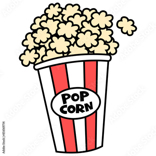 Gourmet snack bucket with pop corn