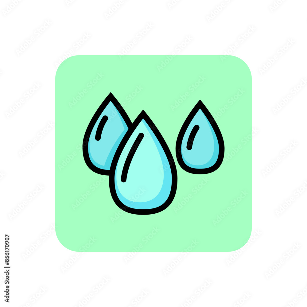 Drops line icon. Water, oil, aqua, liquid. Fluid concept. Can be used for topics like environment, medicine, wash, cleaning Drops line icon. Water, oil, aqua, liquid. Fluid concept. Can be used for topics like environment, medicine, wash, cleaning
