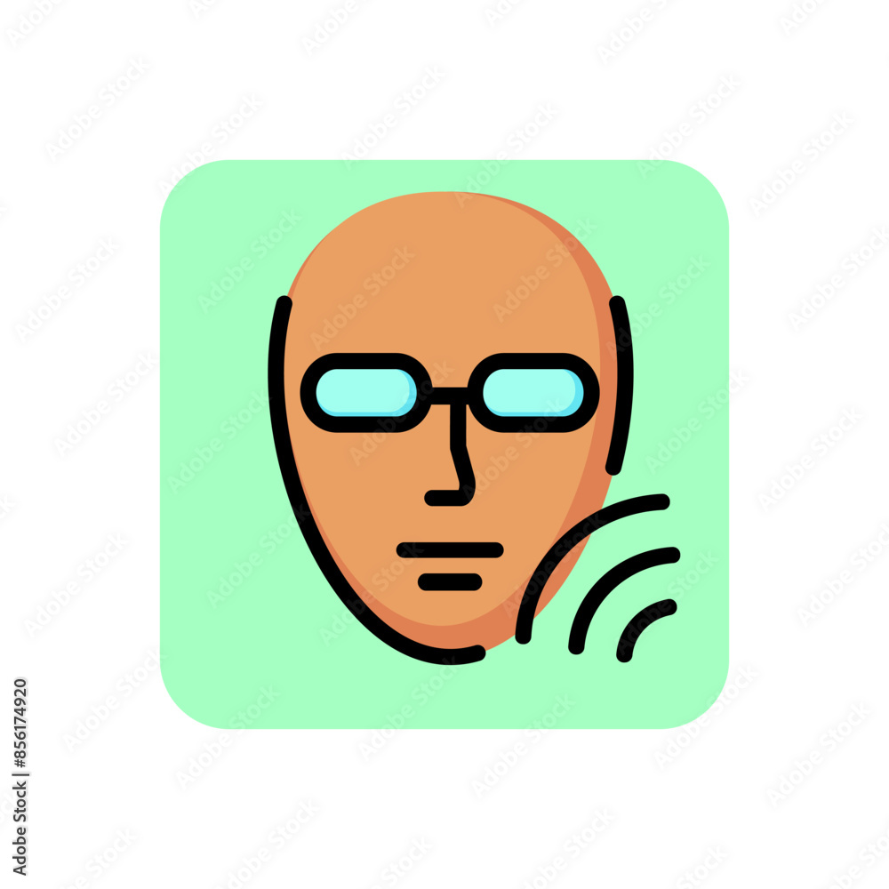 Photo cosmetology line icon. Human, face, eyewear. Beauty care concept. Can be used for topics like rejuvenation, therapy, epilation Photo cosmetology line icon. Human, face, eyewear. Beauty care concept. Can be used for topics like rejuvenation, therapy, epilation