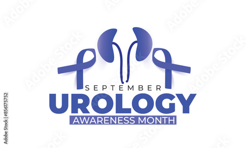 Urology awareness month. background, banner, card, poster, template. Vector illustration.