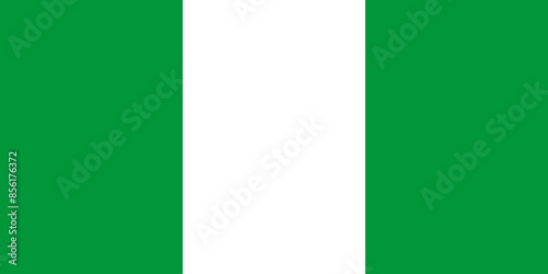 Billede på lærred national flag of Nigeria, the official symbol