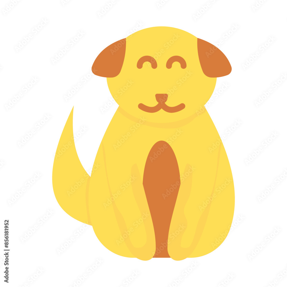 Cute Dog Flat Cute Dog Flat