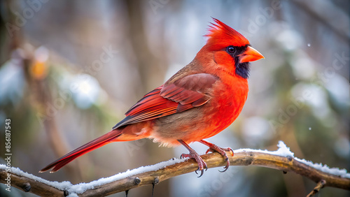 cardinal on a branch © Alon