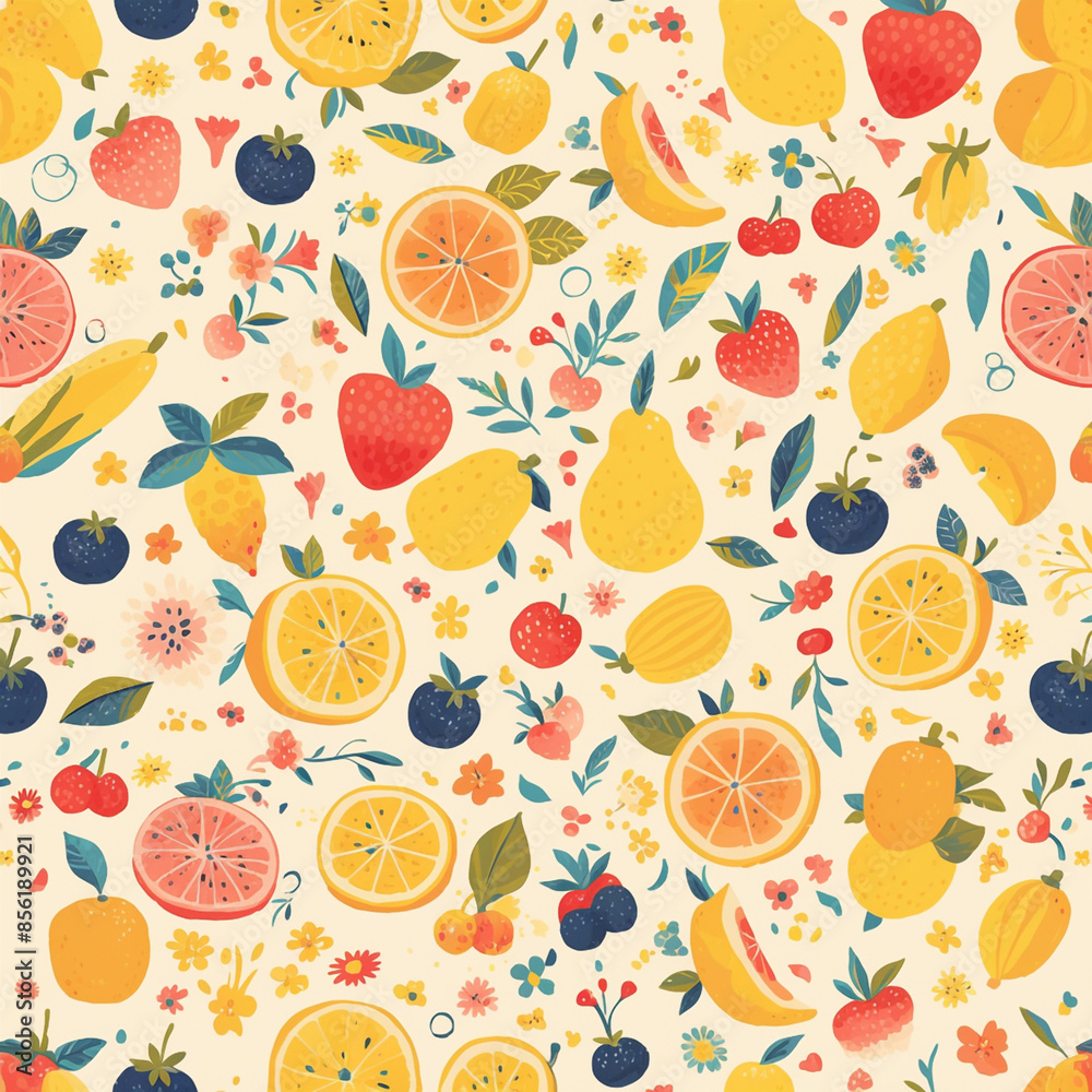 Fruit Seamless Patterns Fruit Seamless Patterns