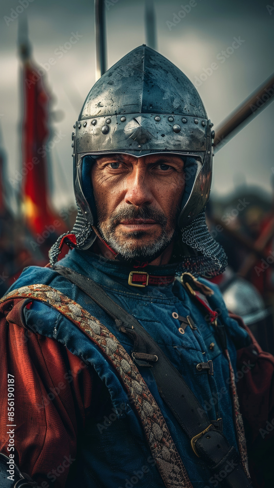 Medieval French Knight Portrait Medieval French Knight Portrait
