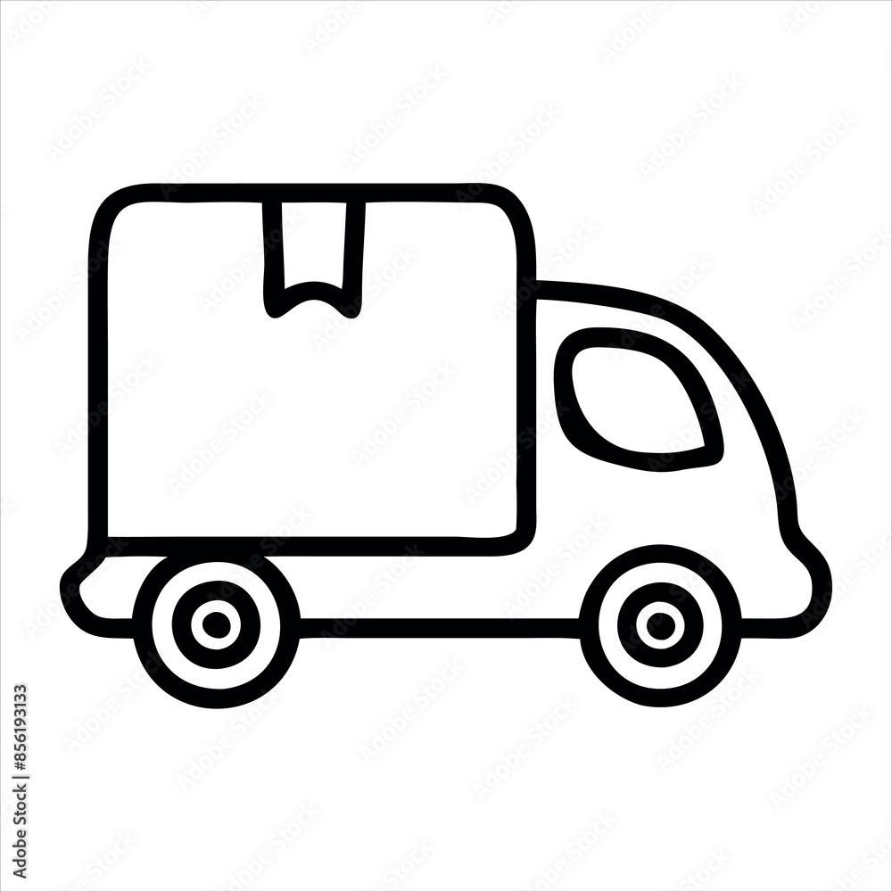Truck icon logo delivery vector illustration Truck icon logo delivery vector illustration