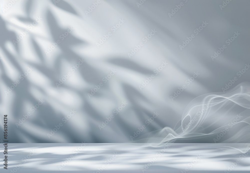Obraz premium Abstract Gray Background with Light and Shadow