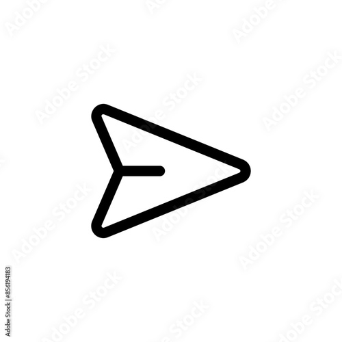 Send icon vector. Submit icon
