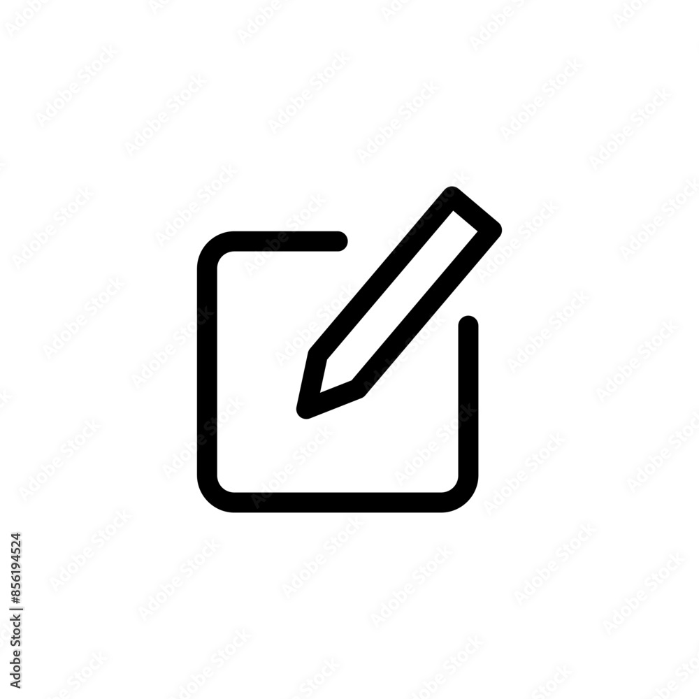 Edit icon vector. Pen icon in white background Edit icon vector. Pen icon in white background
