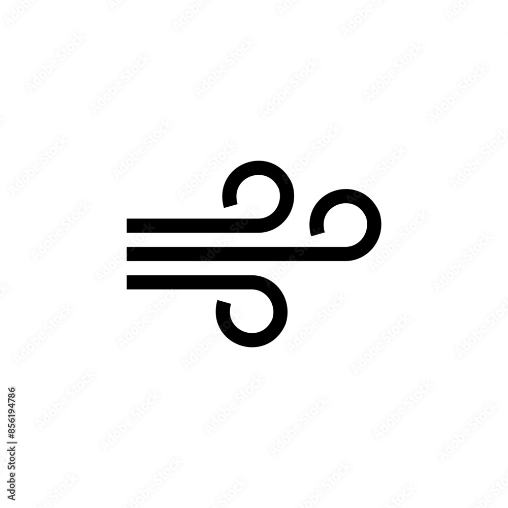 Wind icon vector. Air icon Wind icon vector. Air icon