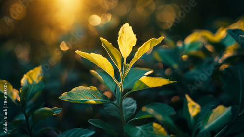 yellow flowers in the forest