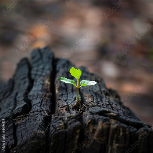 sprout growing in the soil