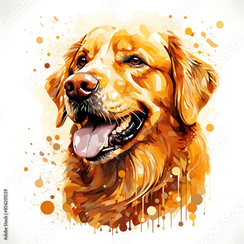 Obraz na płótnie golden retriever dog