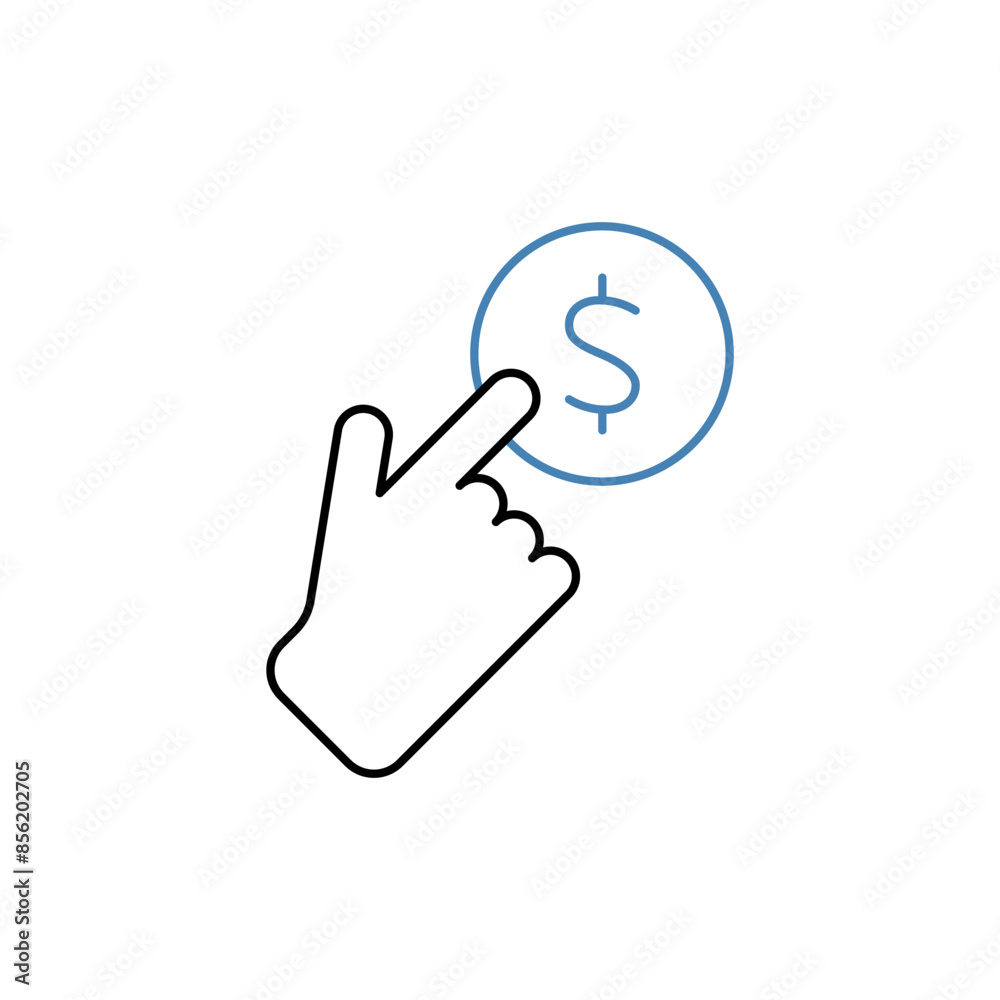 pay concept line icon. Simple element illustration. pay concept outline symbol design. pay concept line icon. Simple element illustration. pay concept outline symbol design.
