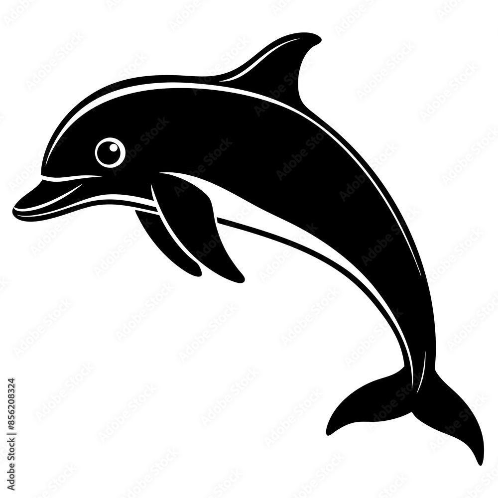 Fototapeta premium dolphin illustration
