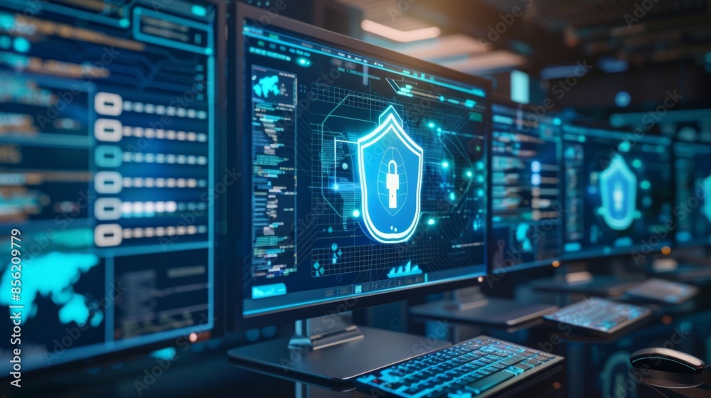 cybersecurity illustration background cybersecurity illustration background