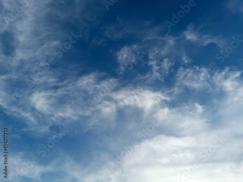 blue sky with clouds