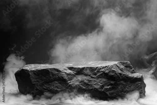 Stone Platform in a Smoky Atmosphere photo