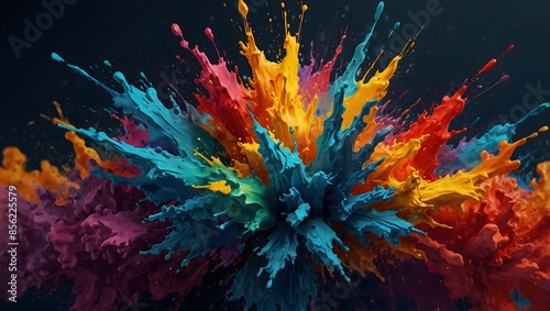 Vivid Imagination: Abstract Paint Art