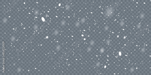 Vector texture Cold winter wind. On a transparent background. Christmas cold snow effect.