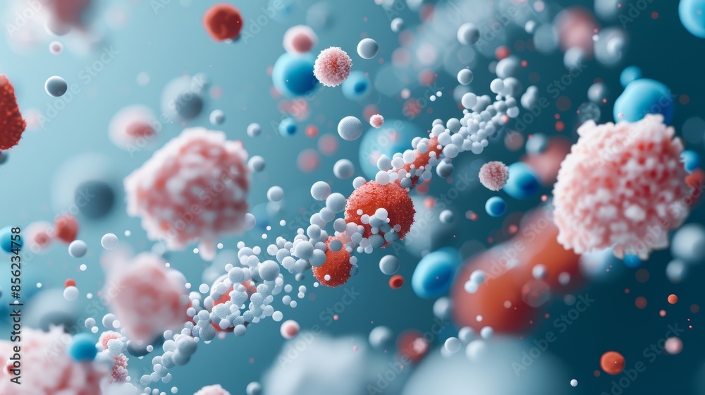 Microscopic capture of vivid, round mold spores, cinematic lighting enhancing colors and details, shot in 8K for premium product photography Microscopic capture of vivid, round mold spores, cinematic lighting enhancing colors and details, shot in 8K for premium product photography