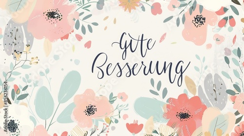 Wishing You a Speedy Recovery with Floral Touch Generative AI