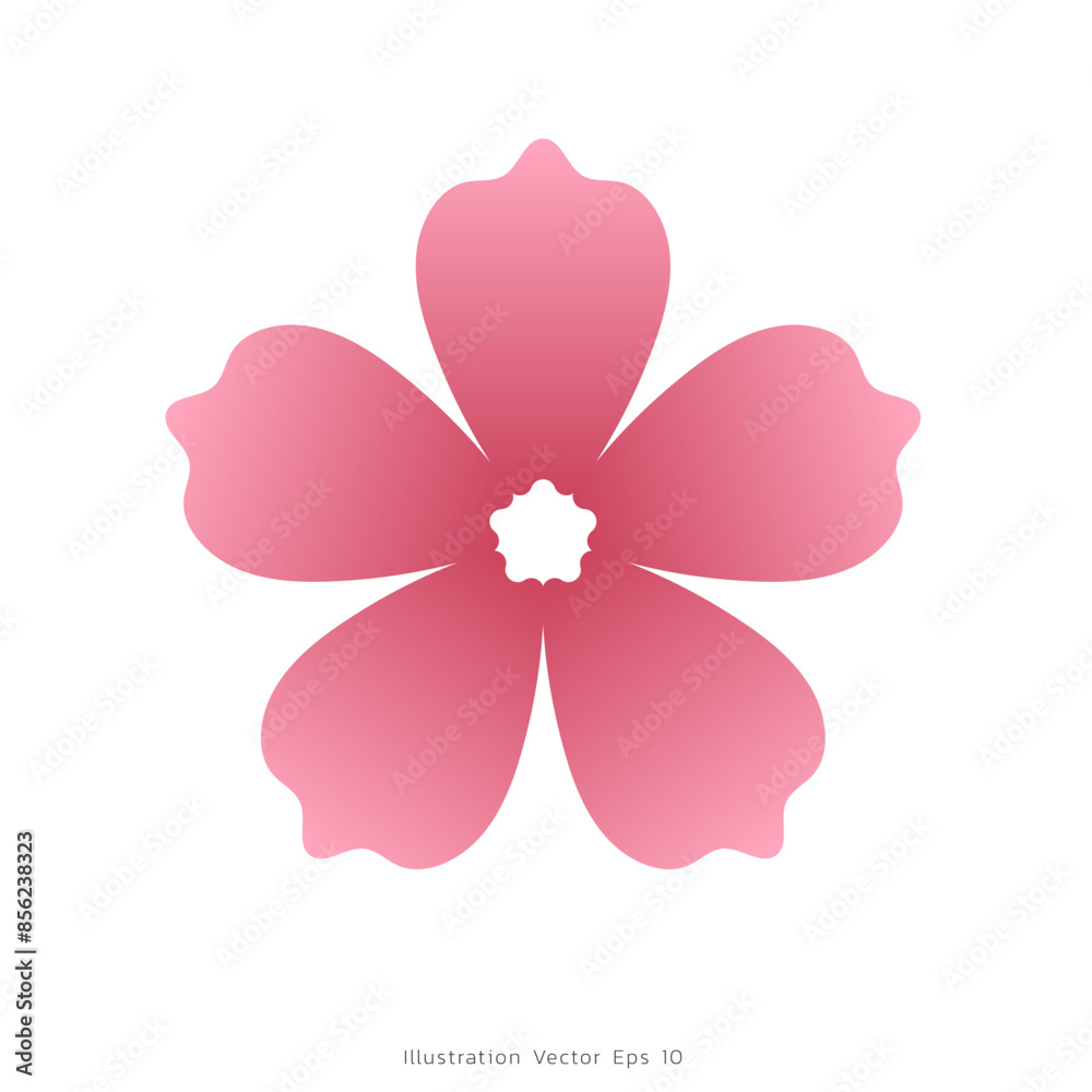 Japanese cherry blossoms flowers vector, Elements symbol of Japan, Vector illustration EPS 10
