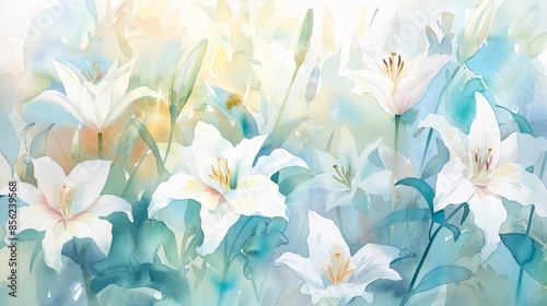 Delicate Floral Illustrations for Nature Lovers Generative AI